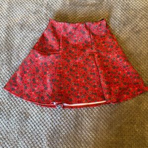 Hollister Floral Skater Skirt